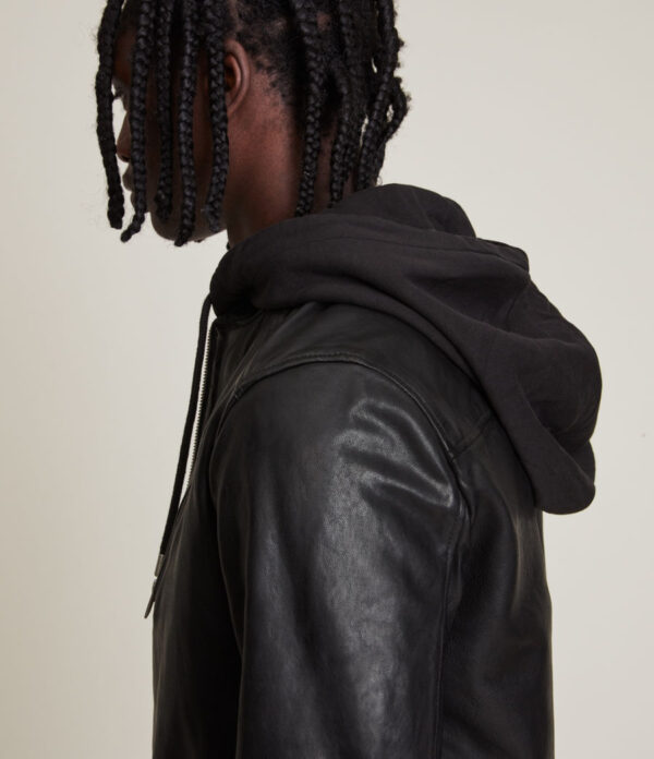 2. Campera de cuero negra All Saints - Imagen 2