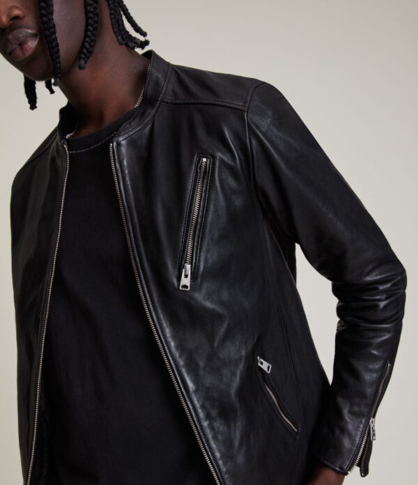 2. Campera de cuero negra All Saints - Imagen 5
